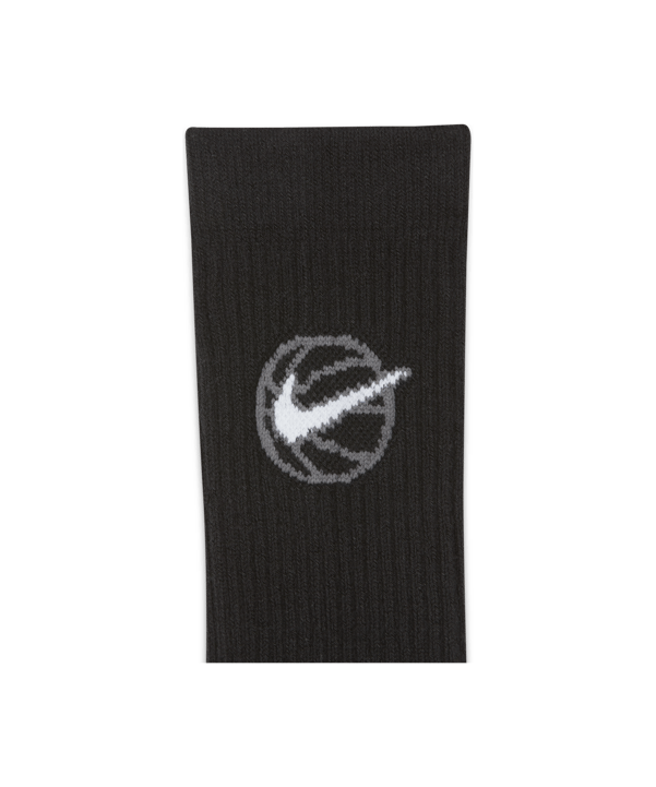 Nike Everyday Crew Socken Schwarz Weiss F010 - schwarz