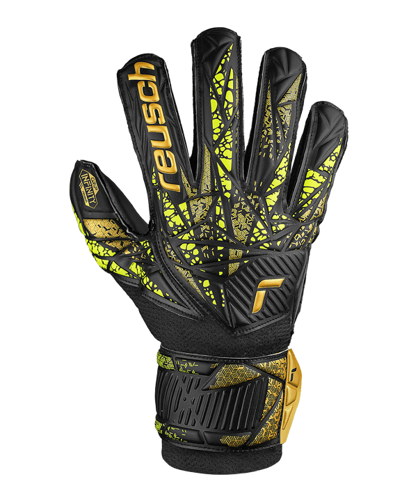 Reusch Attrakt Infinity Finger Support TW-Handschuhe Night Spark 2024 Kids F7739 - schwarz