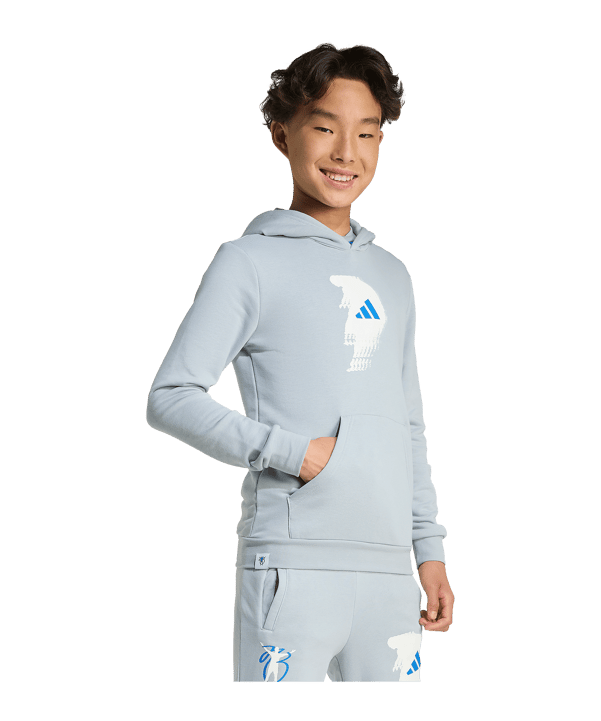 adidas Jude Bellingham Hoody Kids Grau - grau