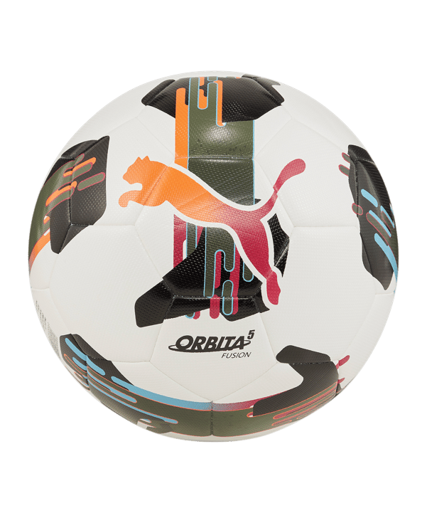 PUMA Orbita 5 Fusion Trainingsball Weiss F01 - weiss