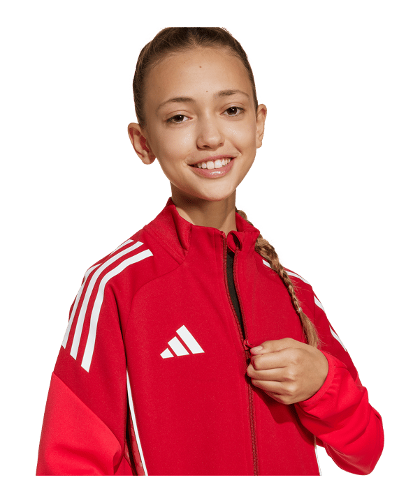 adidas Tiro 25 Competition Trainingsjacke Kids Rot - rot