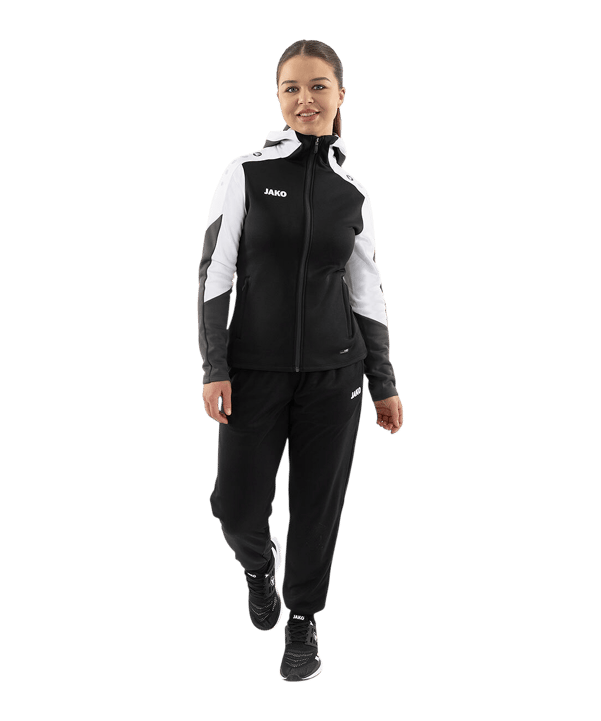 JAKO Dynamic Kapuzenjacke Damen Schwarz F826 - schwarz