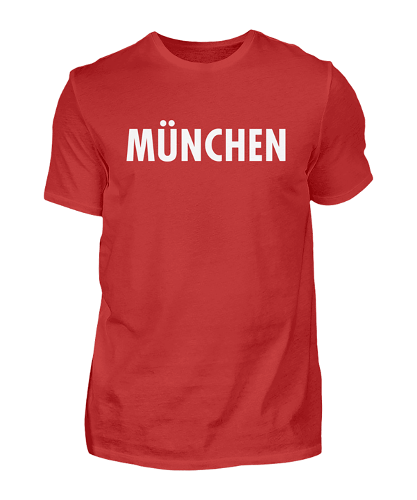 T-Shirt "München" Rot - rot