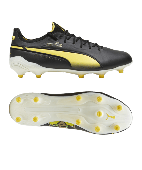PUMA KING Ultimate Pelé FG/AG Schwarz Weiss F01 - schwarz