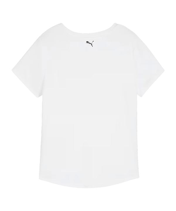 PUMA Fit Logo Ultrabreathe T-Shirt Damen Weiß F52 - weiss
