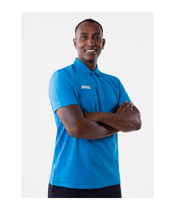 JAKO Base Poloshirt Blau F89 - blau
