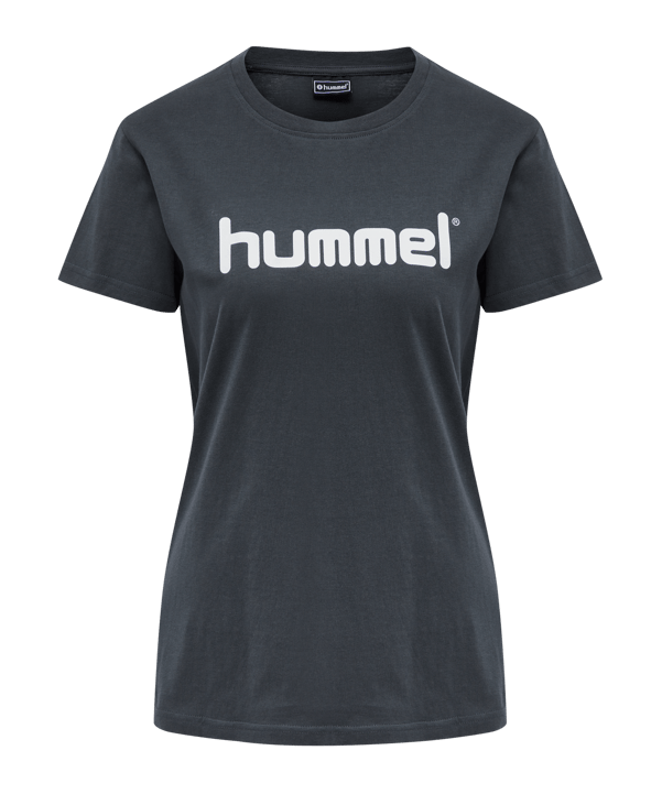 Hummel hmlGO Cotton Logo T-Shirt Damen Blau F8571 - blau