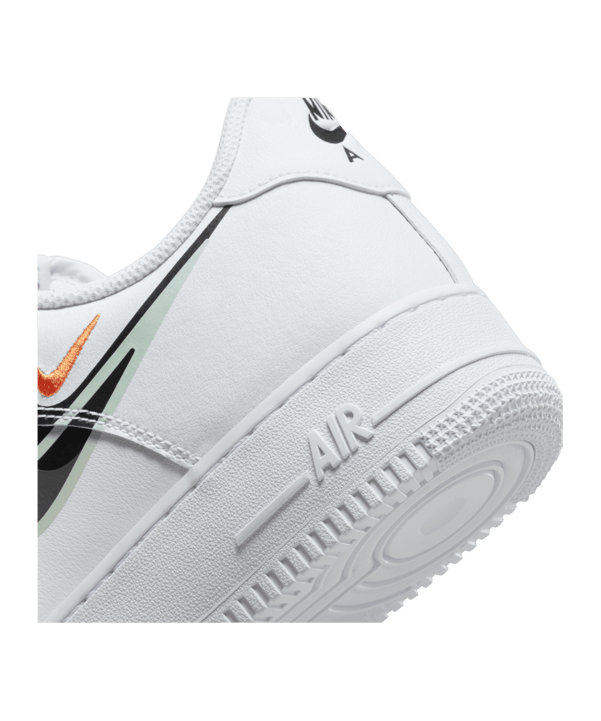 Nike Air Force 1 '07 Weiss Grau Schwarz F100 - weiss