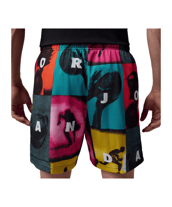 Jordan Brooklyn Printed Mesh Short Weiß F100 - weiss