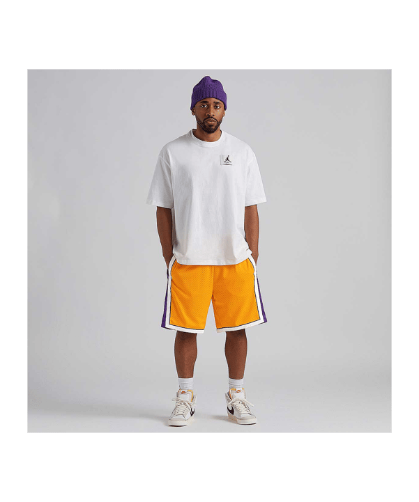Mitchell and Ness NBA Los Angeles Lakers NBA LA Lakers Short Gold - gold