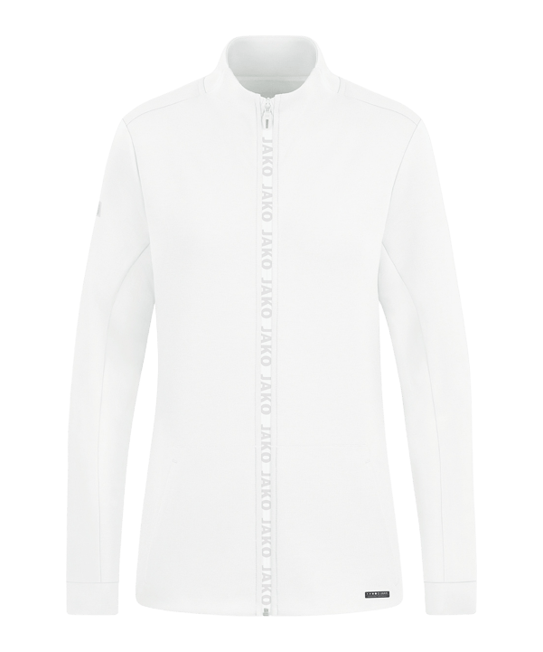 JAKO Pro Casual Jacke Damen Weiss F000 - weiss