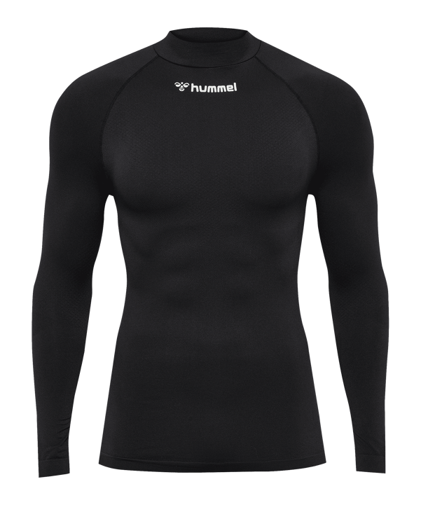 Hummel Bl Comfort 2.0 Mockneck T-Shirt Schwarz F2001 - schwarz