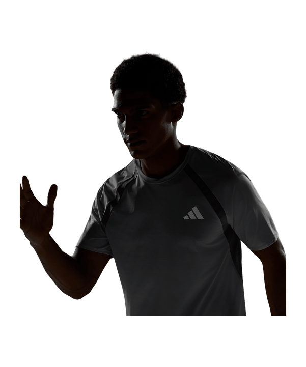 adidas Adizero Archive Running T-shirt Argento - argento