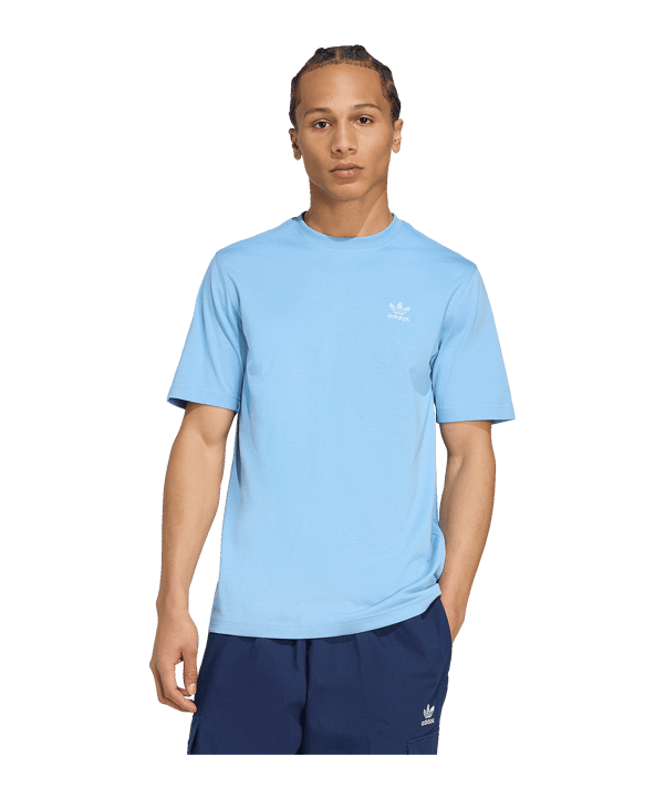 adidas Originals Trefoil Essentials Tee Blue - blau