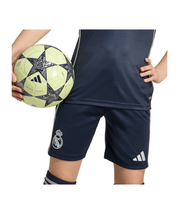 adidas Real Madrid Short Away 2025/2026 Kids Blau - blau