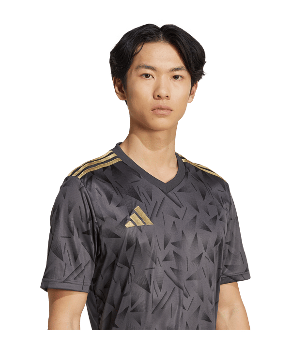 adidas Team Icon 25 Trikot Schwarz Gold - schwarz