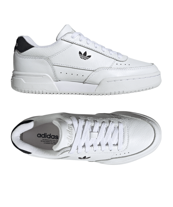 adidas Originals Court Super Damen Weiss Schwarz - weiss