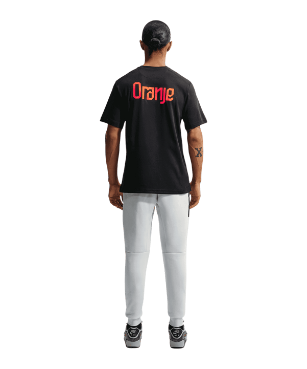 Nike KNVB Niederlande Primary T-Shirt Schwarz F010 - schwarz