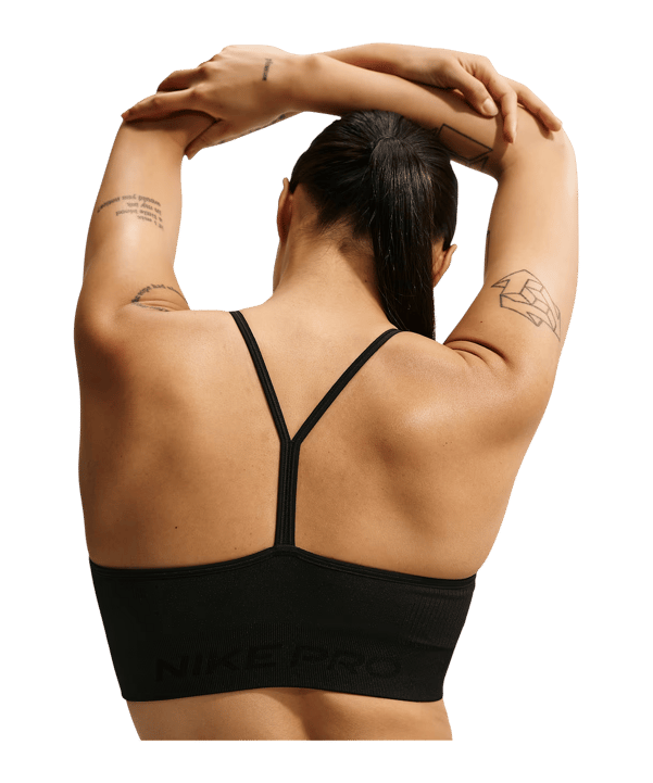 Nike Dri-Fit Seamless Brassières Femmes Noir C010 - noir