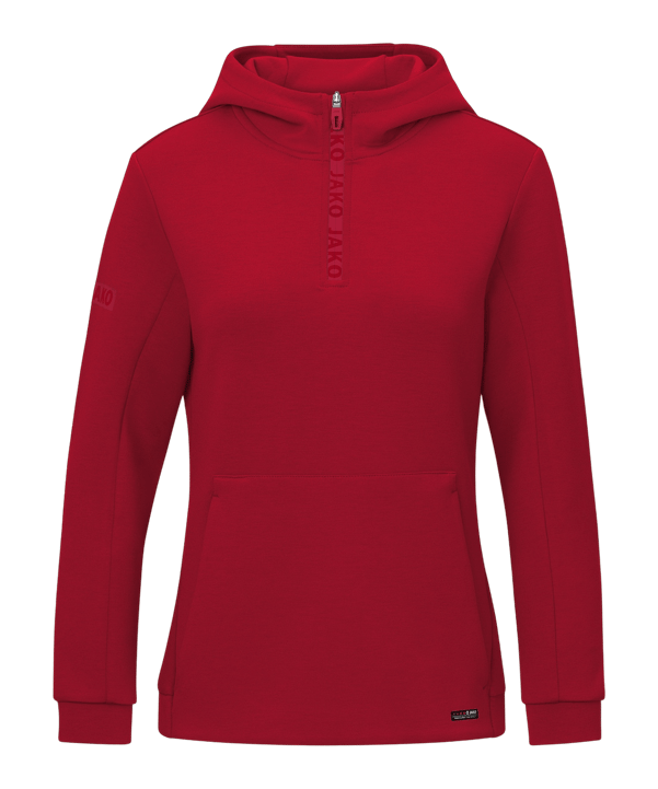 JAKO Pro Casual Hoody Damen Rot F141 - rot