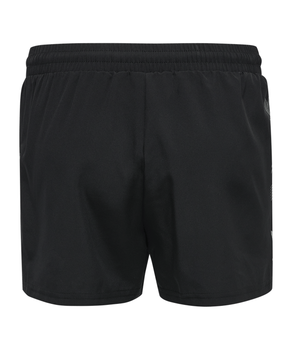 Hummel Move Grid Woven Short Damen Schwarz F2001 - schwarz