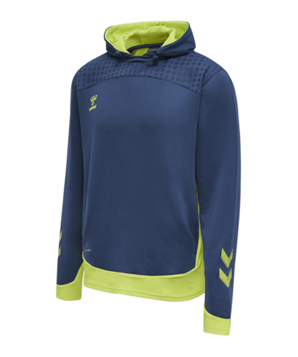 Hummel hmlLEAD Poly Hoody Blau F7642 - blau