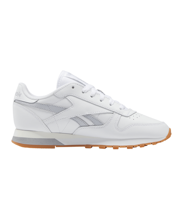 Reebok Classic Leather Damen Weiss Grau - weiss