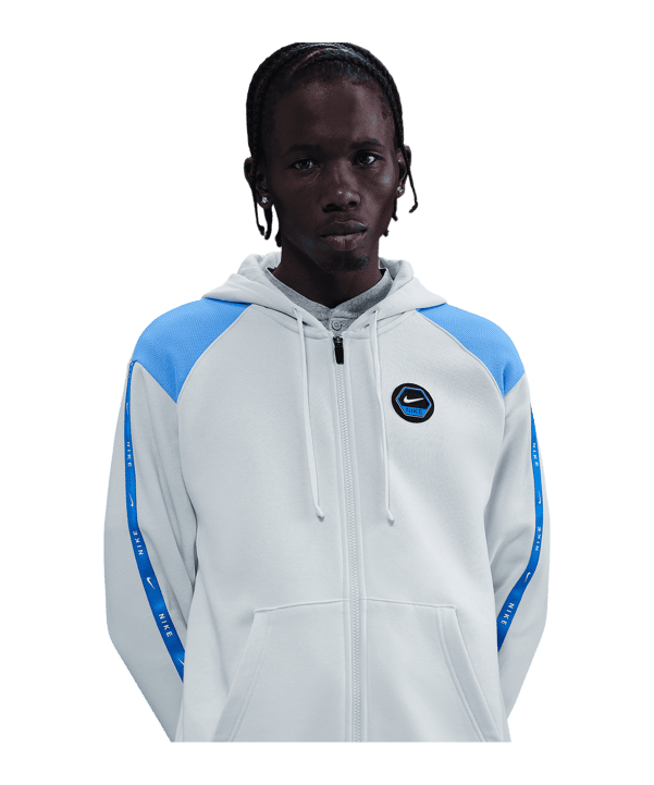 Nike Club Jas met capuchon Blauw K025 - blauw