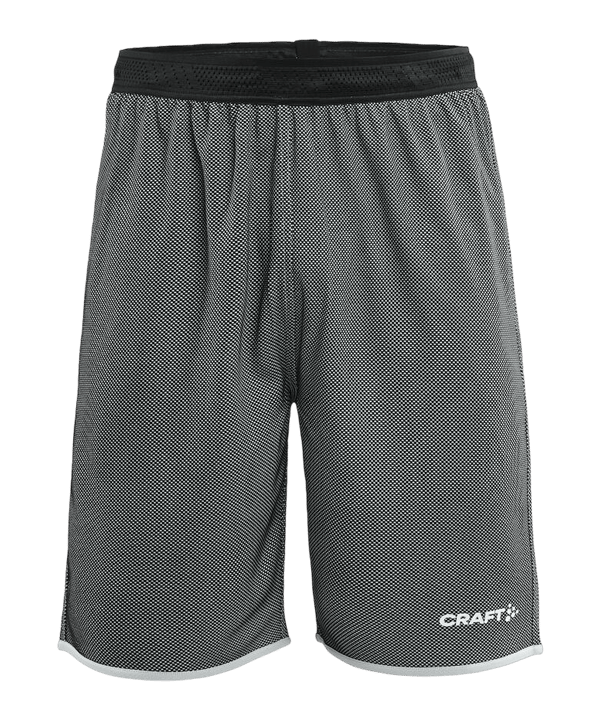 Craft Progress Reversible Basket Short Schwarz - schwarz