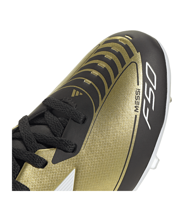 adidas F50 League FG/MG Messi Triunfo Dorado Kids Gold Weiss - gold