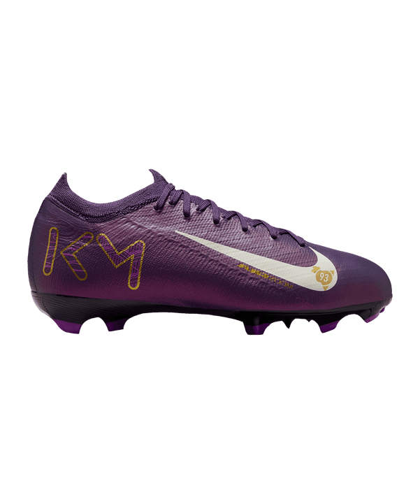 Nike Jr Air Zoom Mercurial Vapor XVI Pro FG Kylian Mbappe Signature Kids Lila F500 - lila