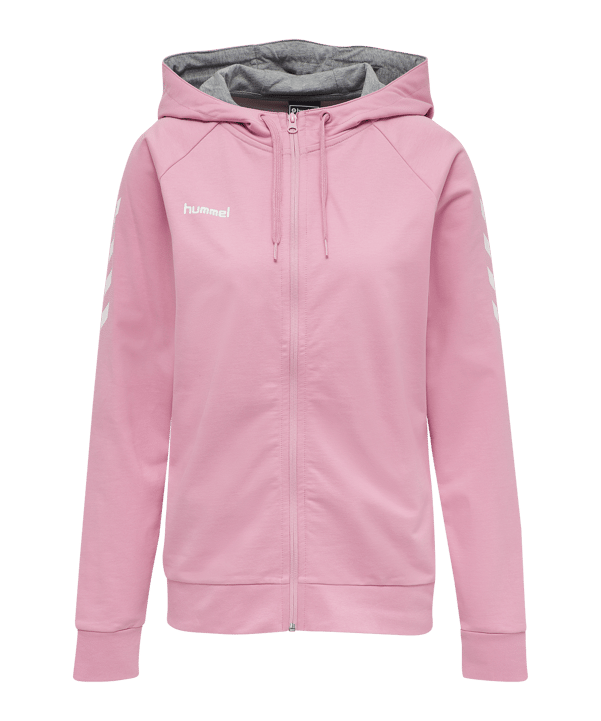 Hummel Cotton Kapuzenjacke Damen Weiss F3257 - weiss