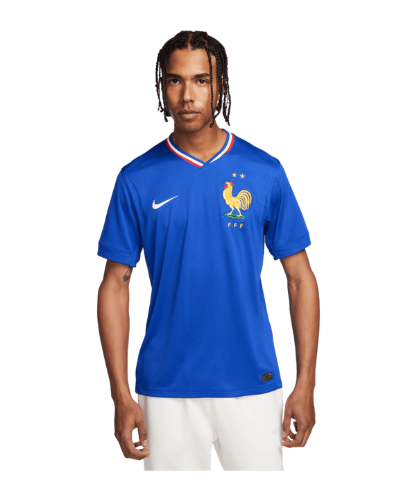 Nike Frankreich Trikot Home EM 2024 Blau F452 - blau