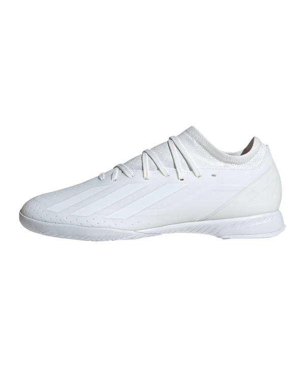 adidas X Crazyfast.3 IN Pearlized Halle Weiss - weiss