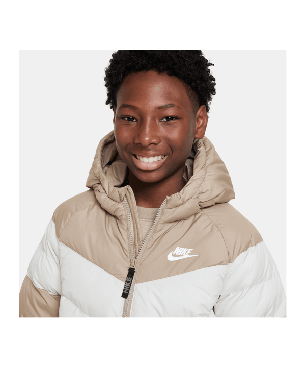 Nike Winterjacke Kids Beige Weiss F247 - beige
