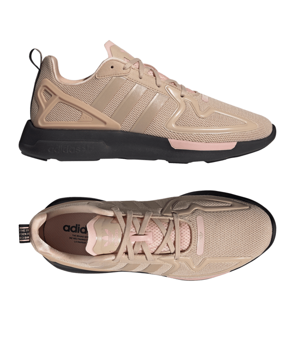 adidas Originals ZX 2K Flux Beige Schwarz - beige