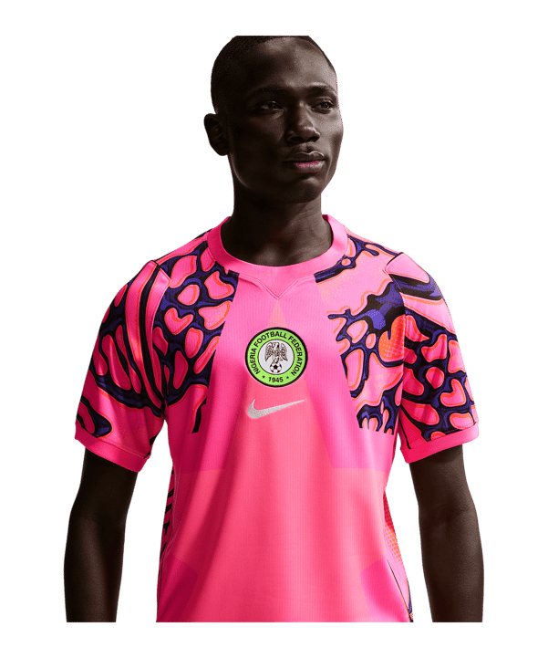 Nike NFF Nigeria Torwarttrikot WM 2026 Rosa F645 - rosa