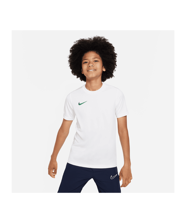 Nike Park VII Trikot Kids Weiss Grün F101 - weiss