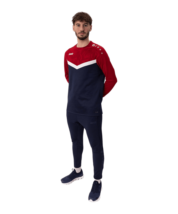 JAKO Iconic Sweatshirt Blau F901 - blau