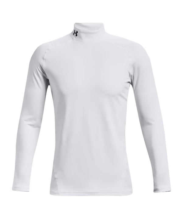 Under Armour Baselayer CG Fitted Mock Longsleeve T-Shirt Weiß F100 - weiss