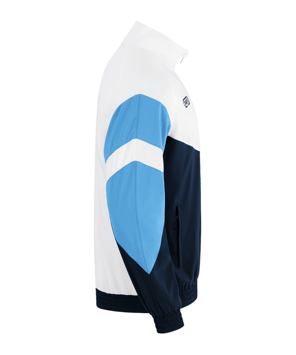 JAKO Retro Freizeitjacke Schwarz Weiss Blau F912 - blau