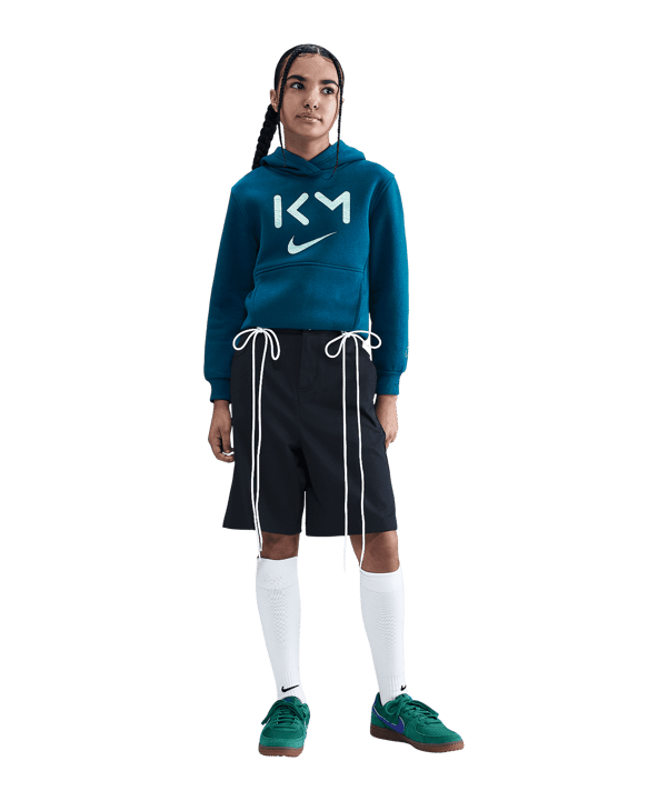 Nike Kylian Mbappe Club Hoody Kids Grün F301 - gruen
