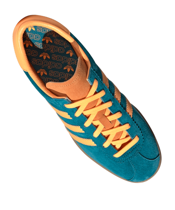 adidas Originals Stadt Sneaker Blau Orange - blau