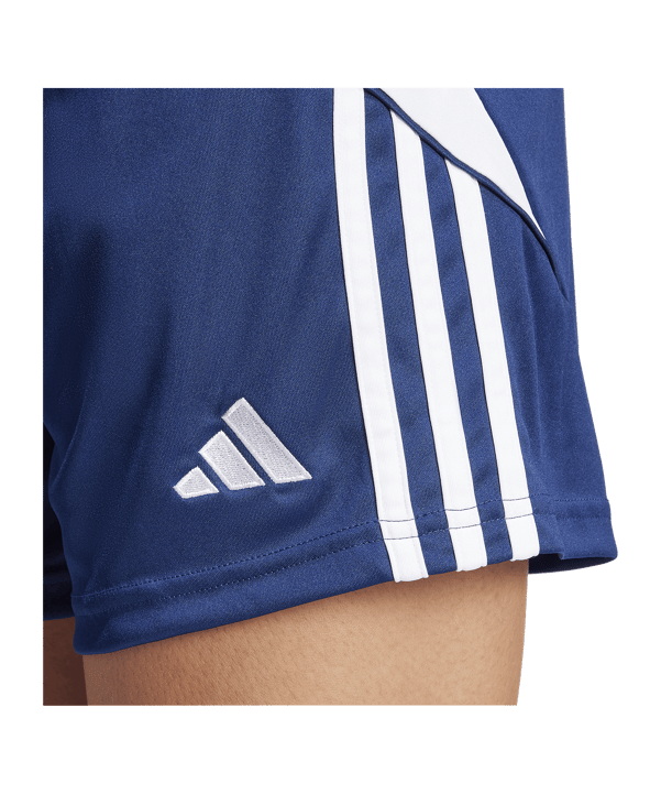 adidas Tiro 24 Training Short Damen Blau Weiss - blau