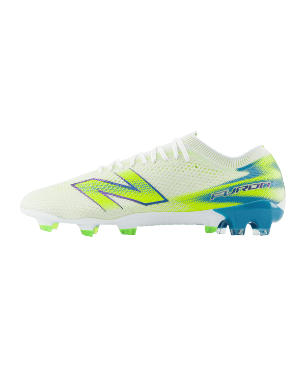 New Balance Furon Pro V9 FG Main Blanc - blanc