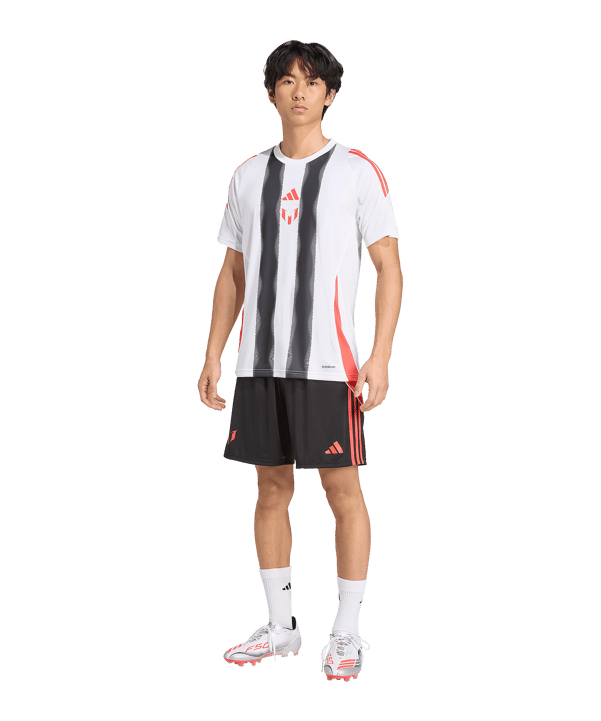 adidas Messi Trainingsshirt Weiß - weiss