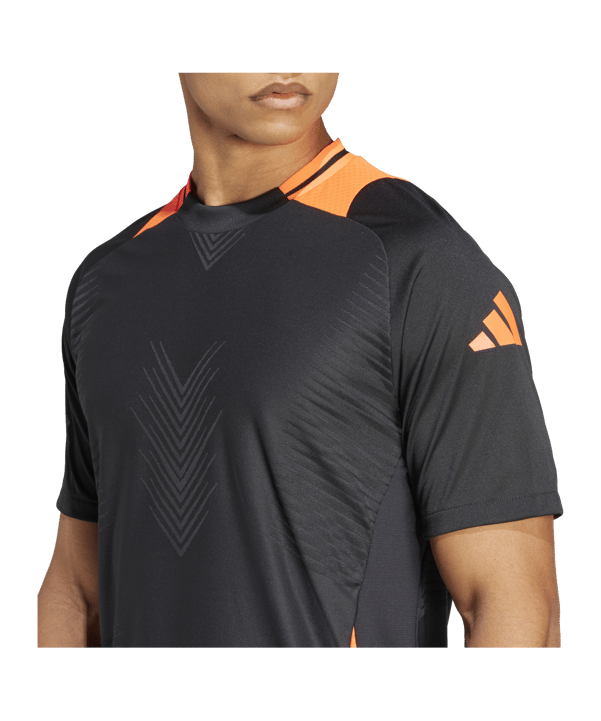adidas Tiro 24 Pro Training Trikot Schwarz Rot - schwarz