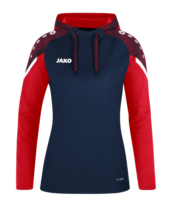 JAKO Performance Hoody Damen Blau Rot F909 - blau