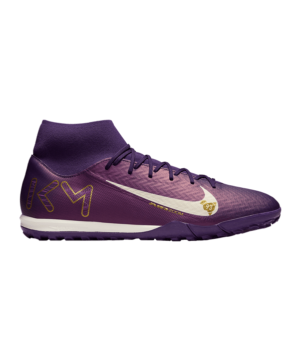 Nike Air Zoom Mercurial Superfly X Academy TF Kylian Mbappe Signature Lila F500 - lila
