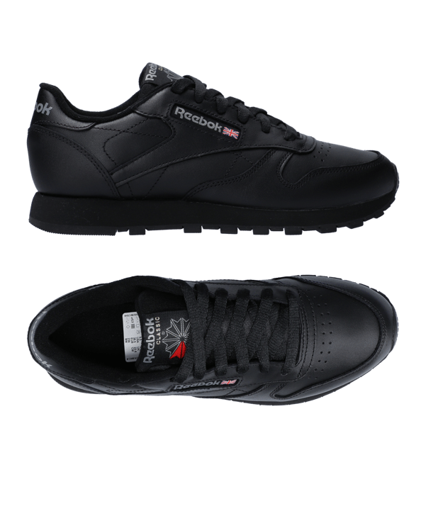 Reebok Classic Leather Sneaker Schwarz - schwarz
